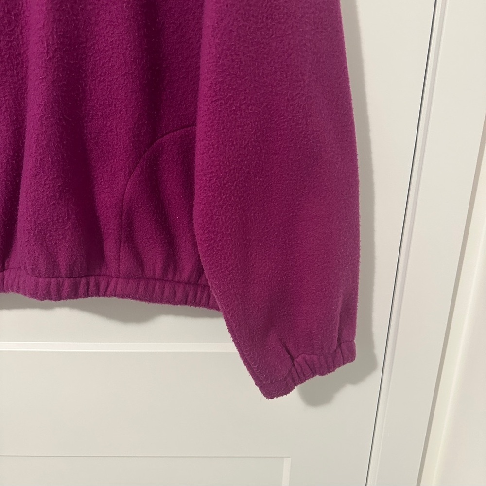 Discovery Bay Adventure Wear Vintage Fleece Purple Sweater Size Large Women’s - Picture 5 of 13